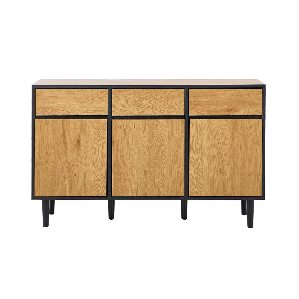 Industrial Sideboard Storage Cabinet 3 Drawers | Simpledeals