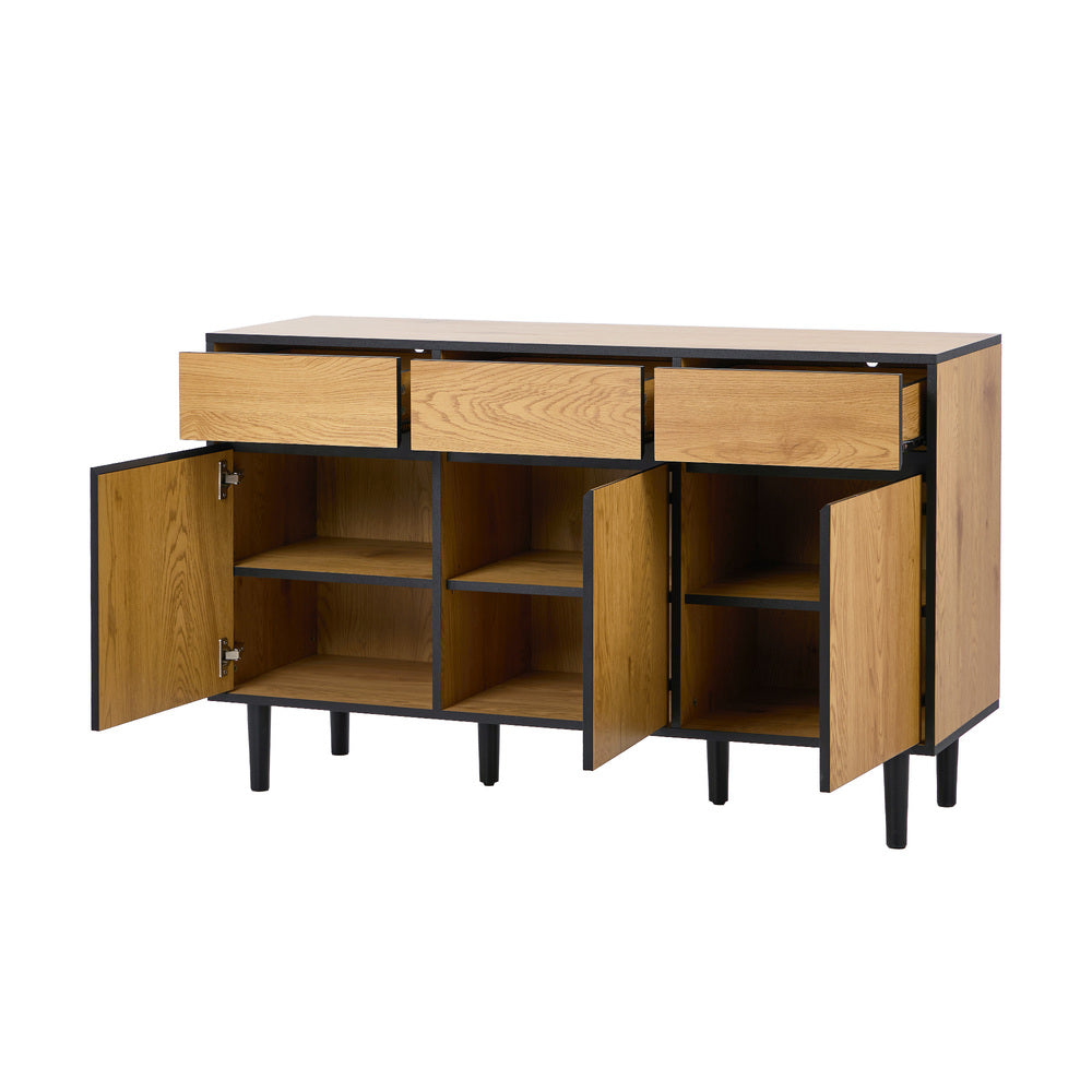 Industrial Sideboard Storage Cabinet 3 Drawers | Simpledeals