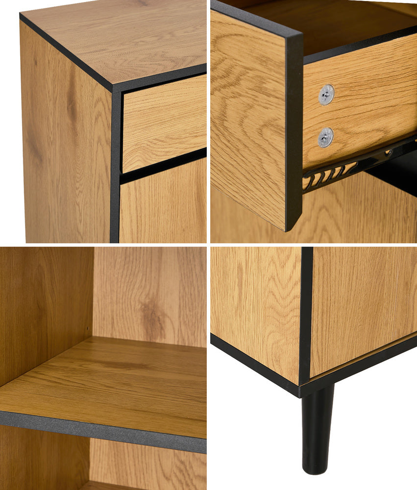 Industrial Sideboard Storage Cabinet 3 Drawers | Simpledeals