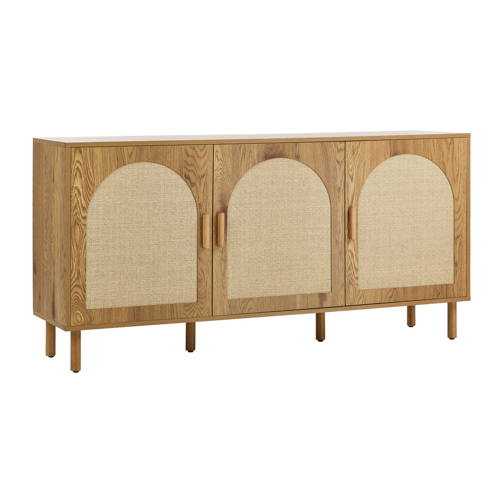 Rattan Sideboard Storage Cabinet 150cm | Simpledeals