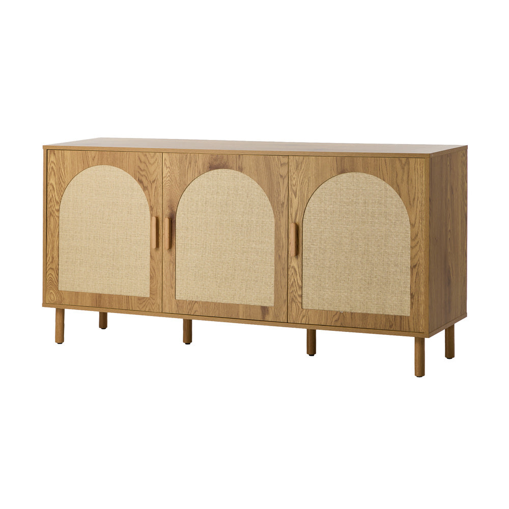 Rattan Sideboard Storage Cabinet 150cm | Simpledeals