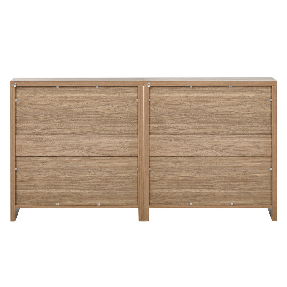 2x Buffet Sideboard Storage Cabinet Cupboard Hallway Table