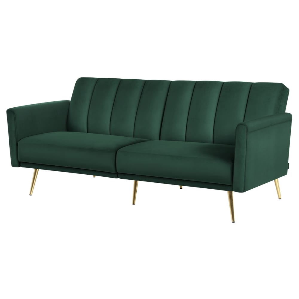 Sofa Bed 3 Seater Velvet 174x82x77cm