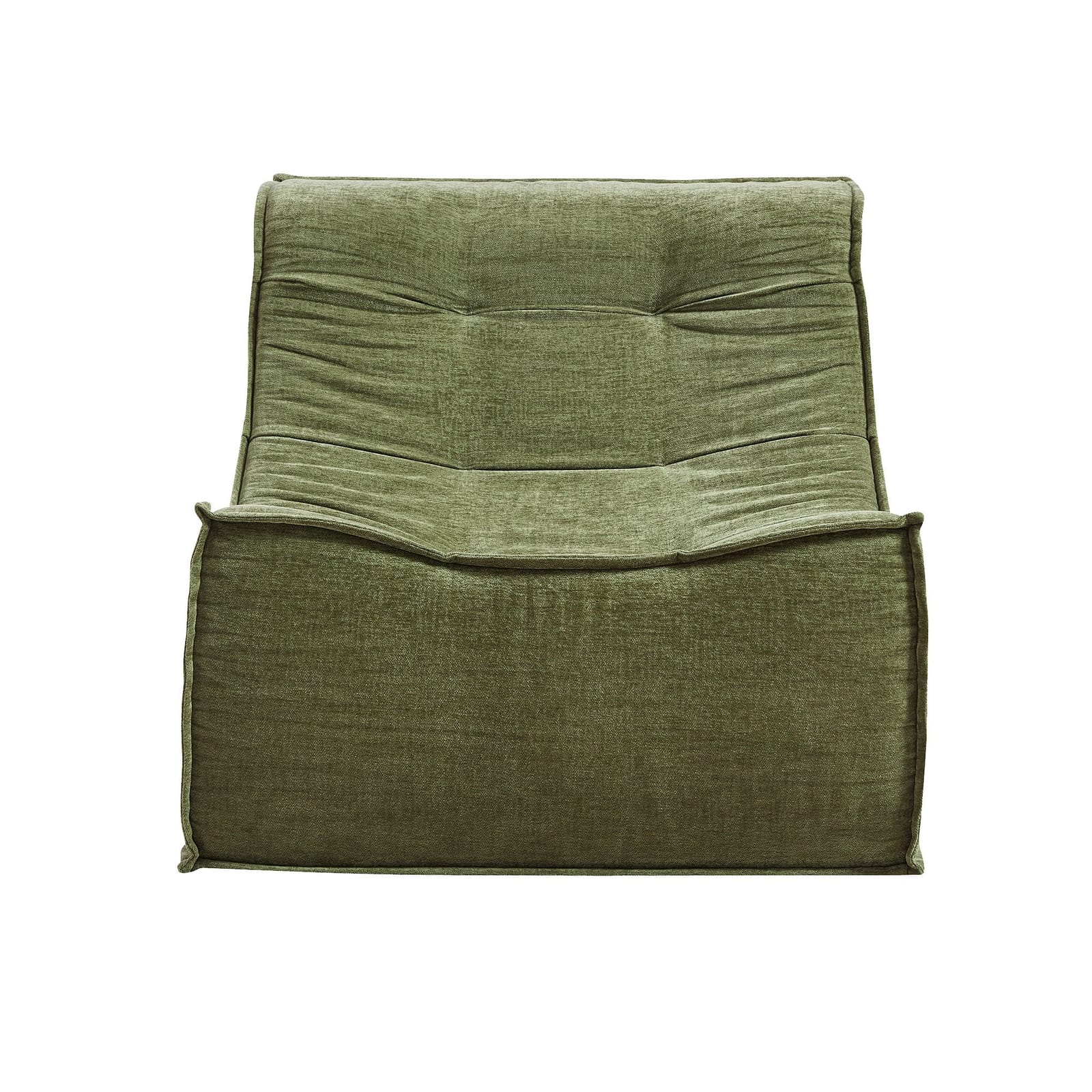 Floor Sofa Chenille Green 82x110x70cm