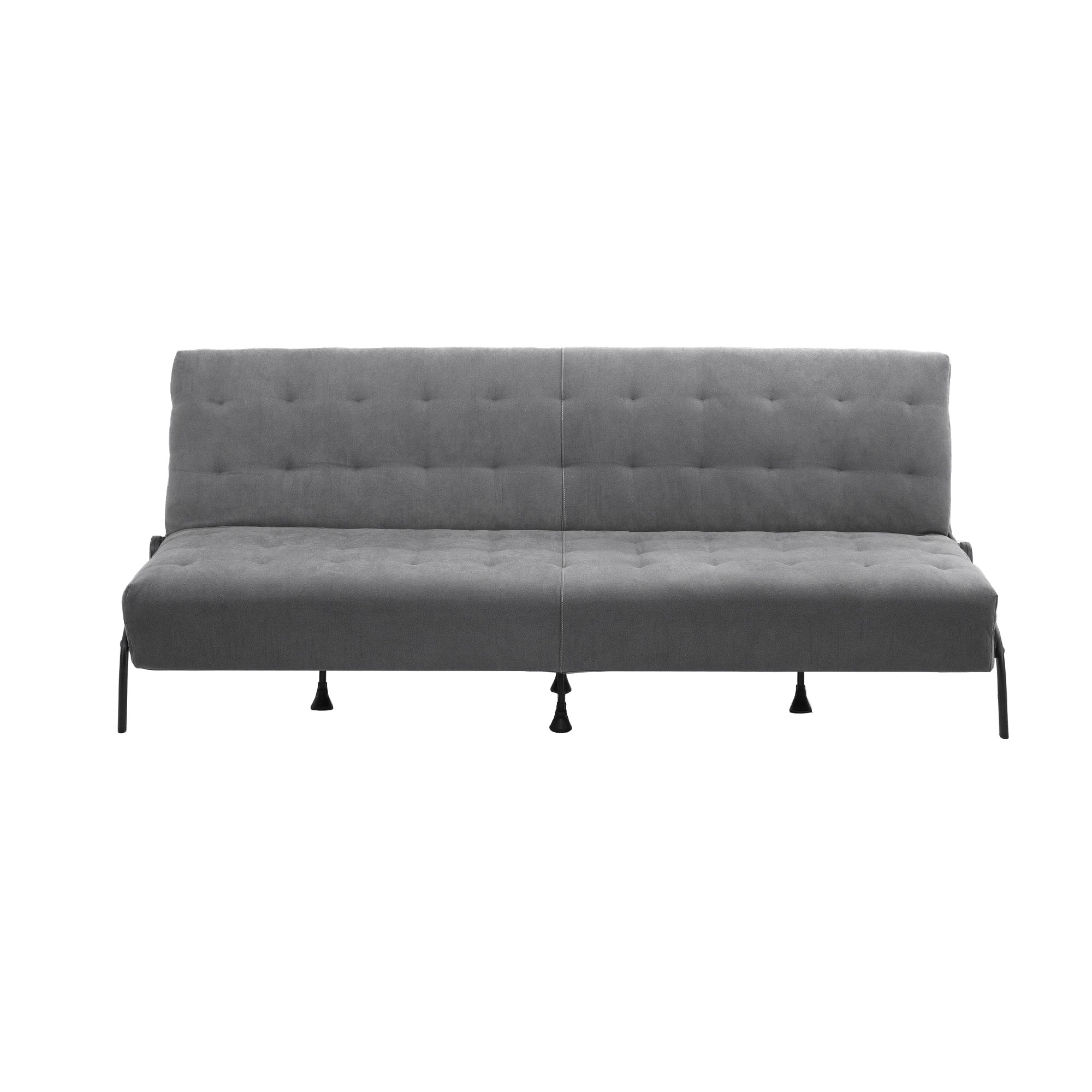 Artiss 3 Seater Sofa Bed Futon Couch Grey | Simpledeals