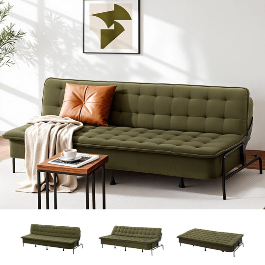 3 Seater Sofa Bed Futon 1.9m Innerspring