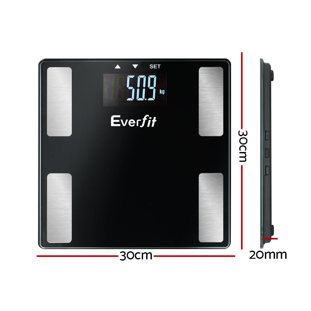 Bluetooth Body Fat Bathroom Scale, 180Kg