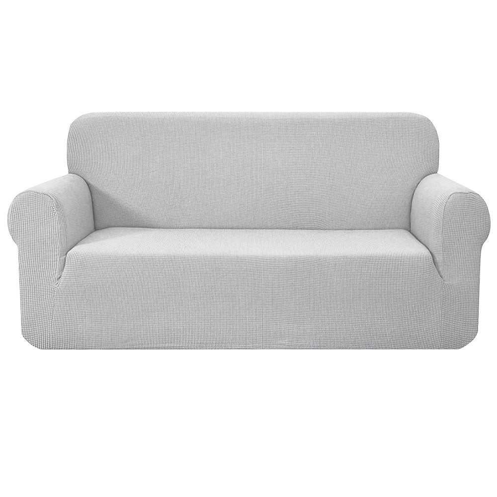 High Stretch Sofa Cover Couch Protector Slipcovers 3 Seater Grey
