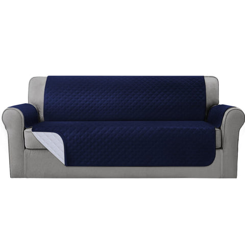 Sofa Cover Couch Covers 4 Seater 100% Water Resistant Navy
