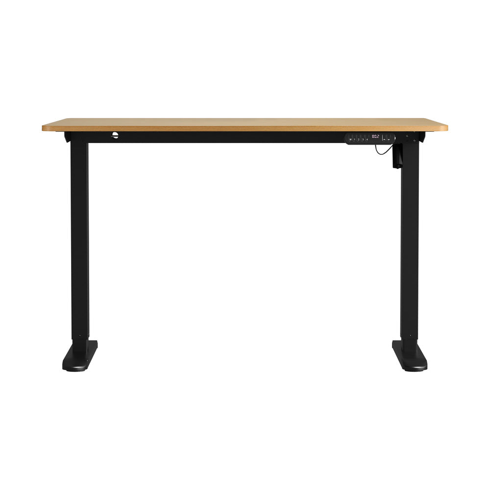 120CM Electric Standing Desk Single Motor Black&White