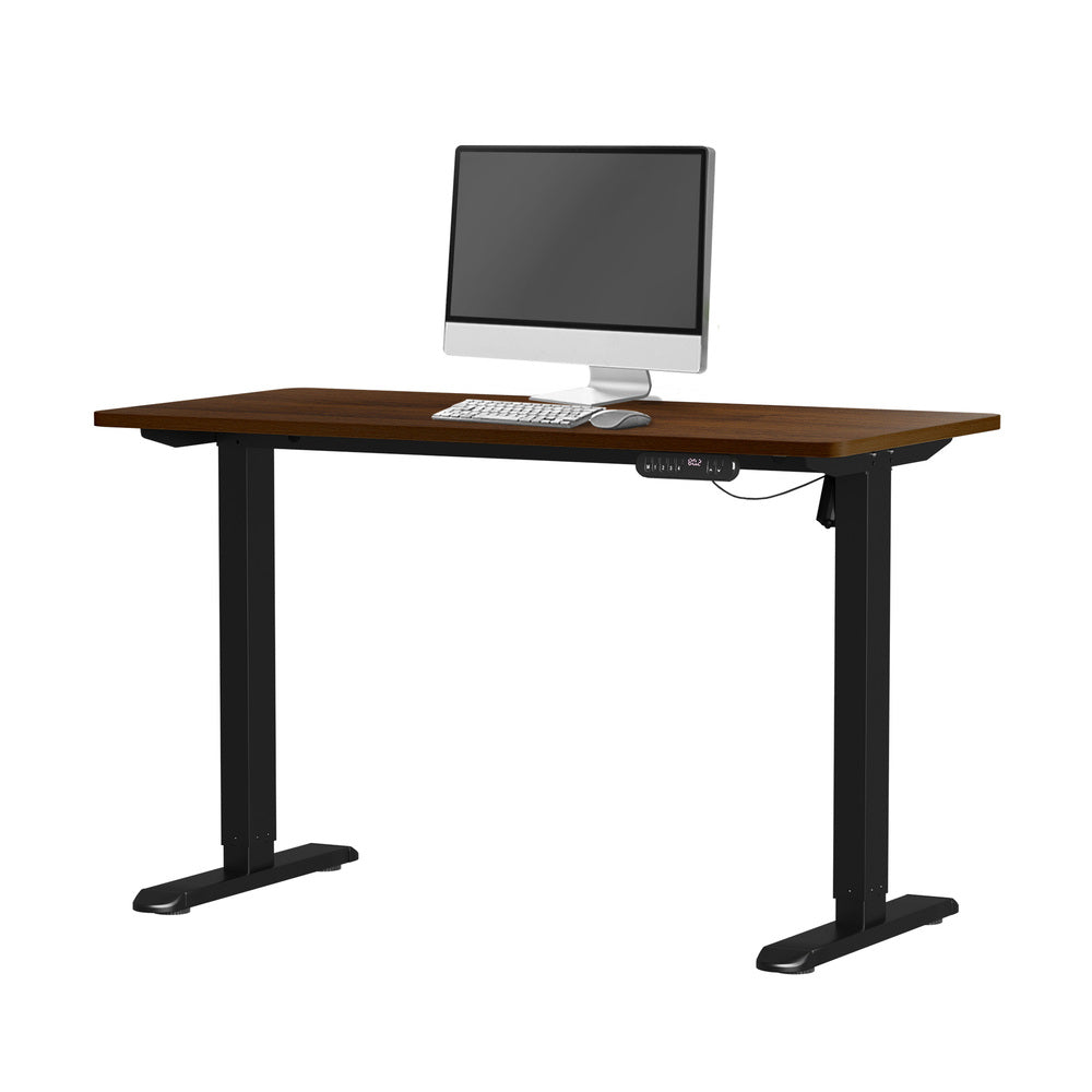120CM Electric Standing Desk Single Motor Black&White