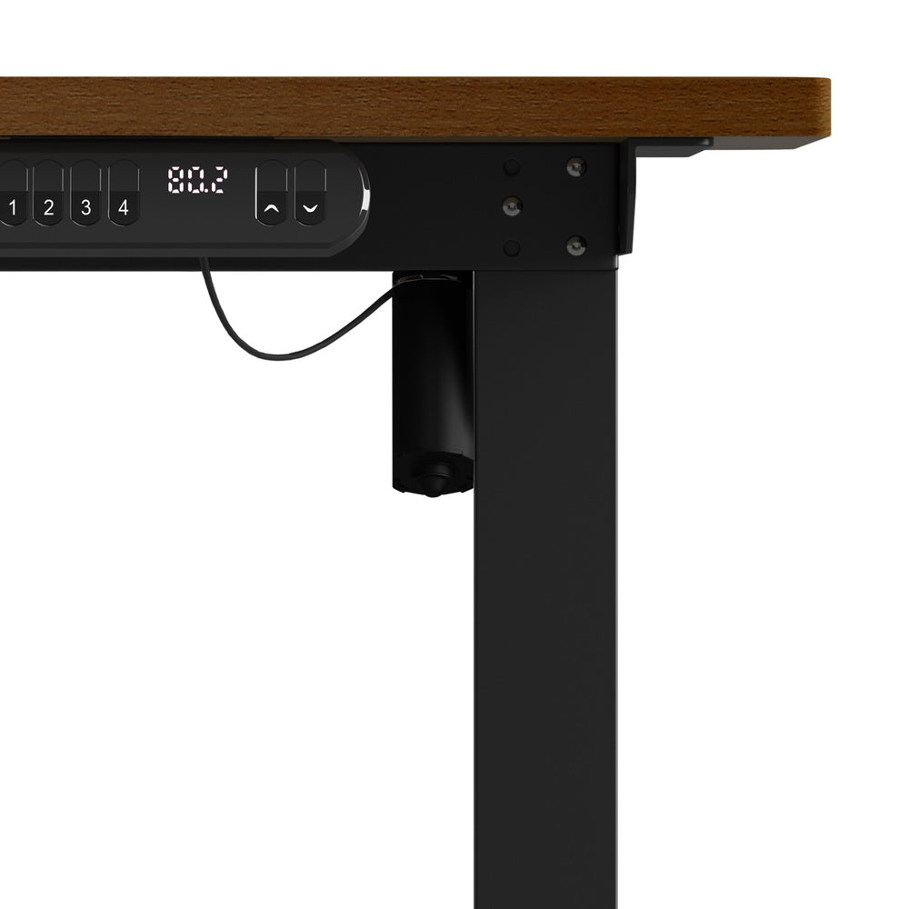 120CM Electric Standing Desk Single Motor Black&White