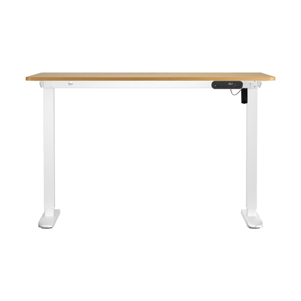 120CM Electric Standing Desk Single Motor Black&White
