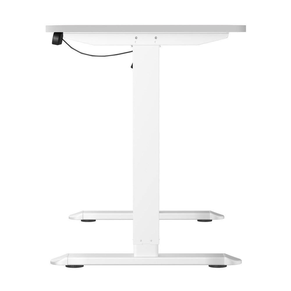 120CM Electric Standing Desk Single Motor Black&White