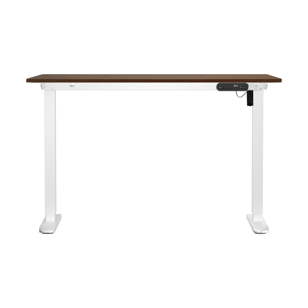 120CM Electric Standing Desk Single Motor Black&White