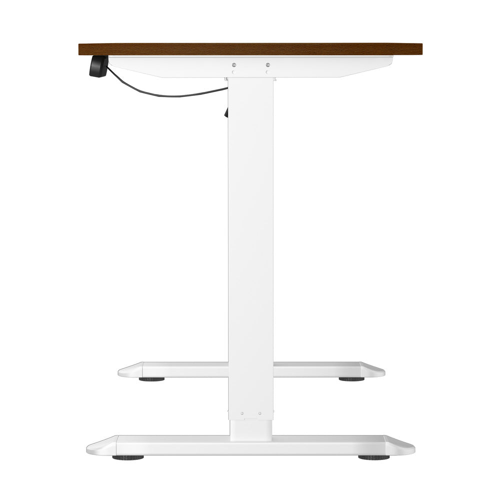 120CM Electric Standing Desk Single Motor Black&White