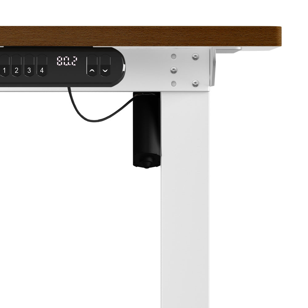 120CM Electric Standing Desk Single Motor Black&White