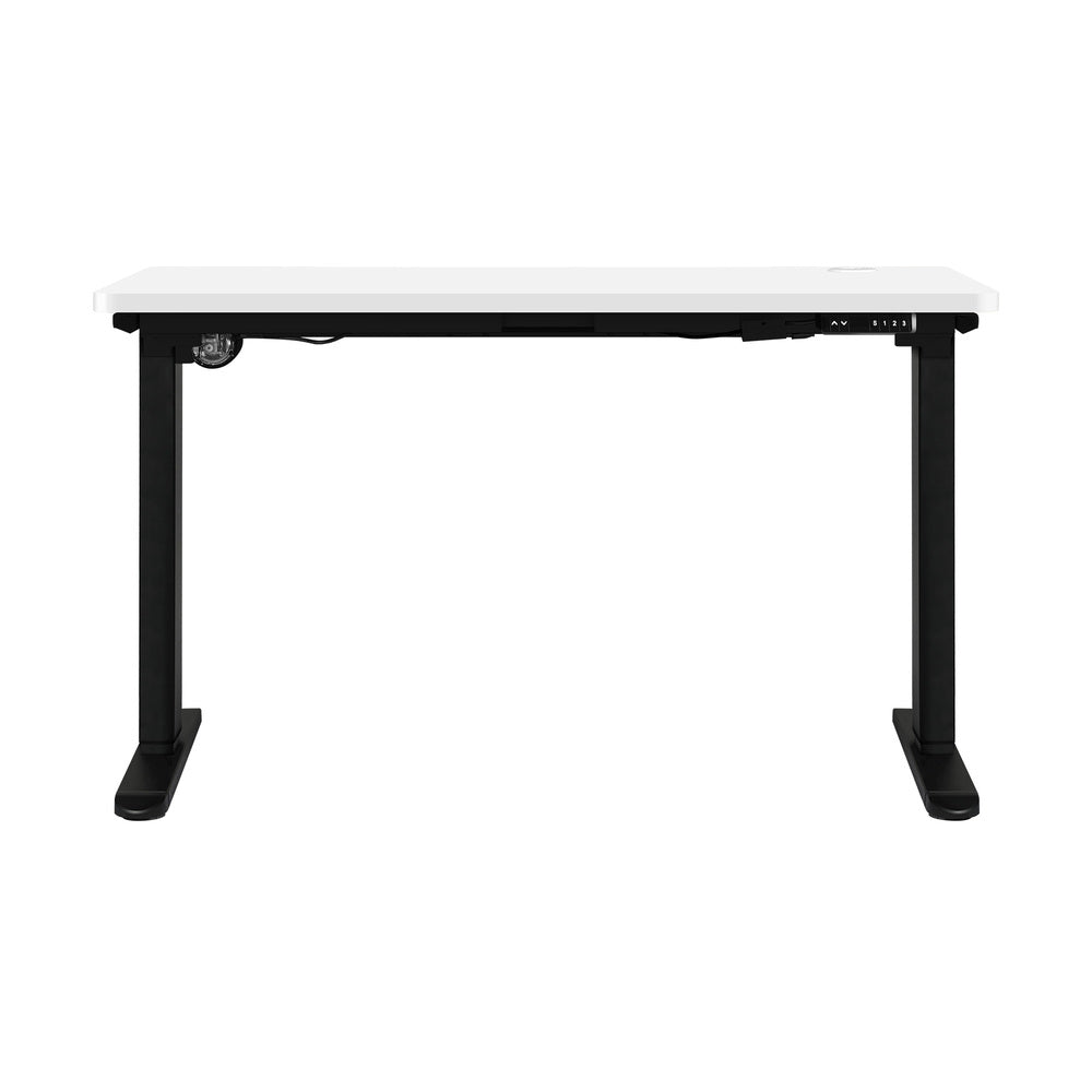 Sit Stand Desk Motorised Adjustable 160cm Black&Oak