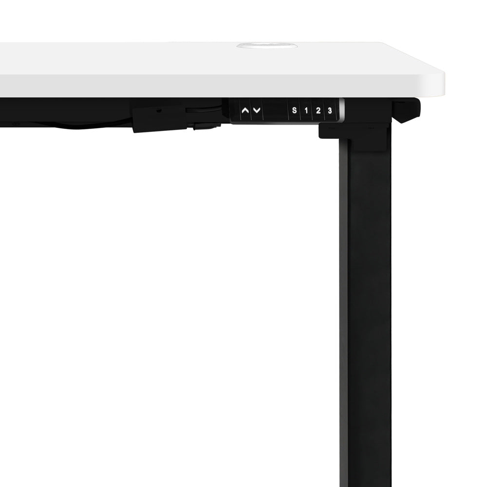 Sit Stand Desk Motorised Adjustable 160cm Black&Oak