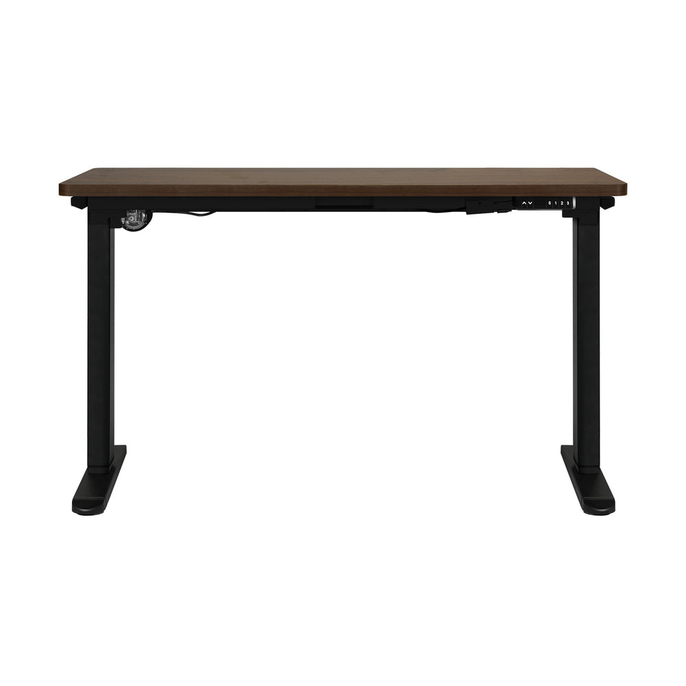 Sit Stand Desk Motorised Adjustable 160cm Black&Oak