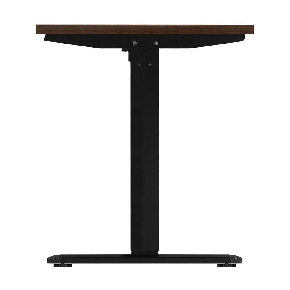 Sit Stand Desk Motorised Adjustable 160cm Black&Oak