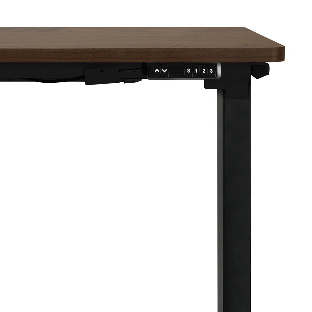 Sit Stand Desk Motorised Adjustable 160cm Black&Oak
