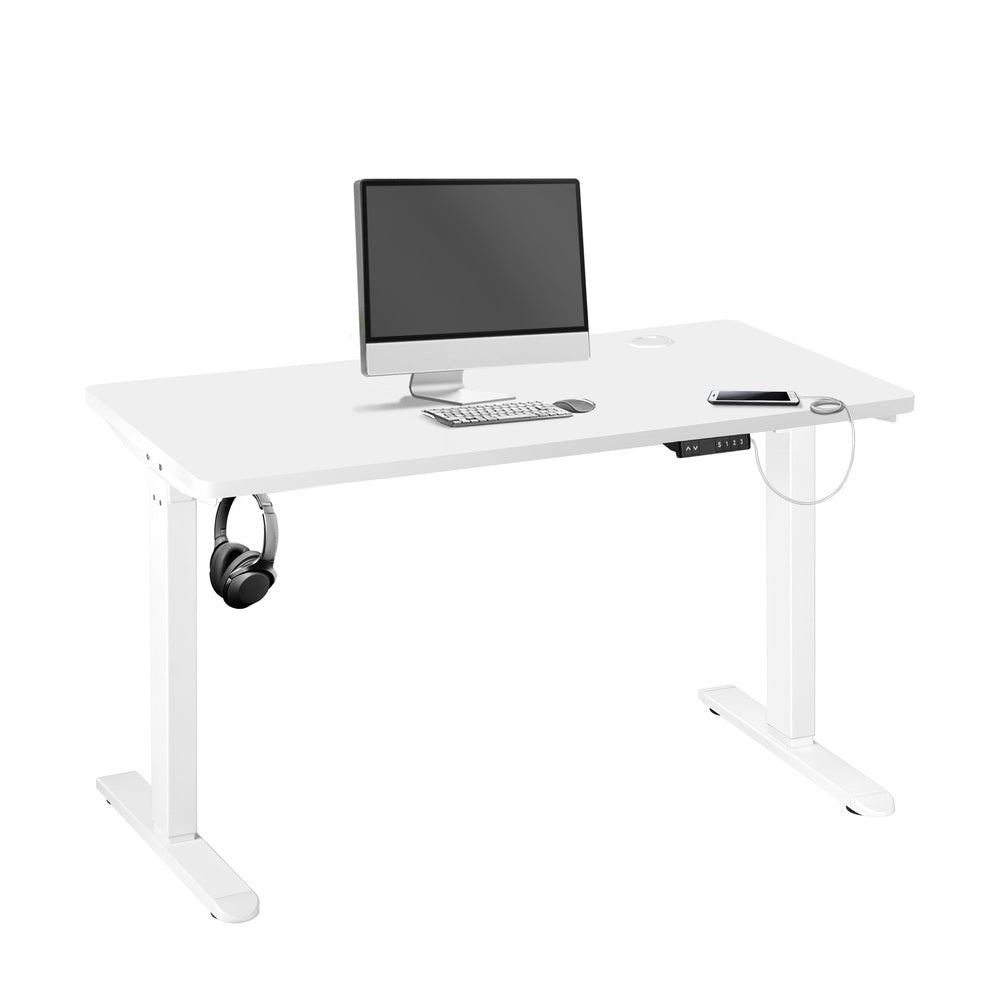 Sit Stand Desk Motorised Adjustable 160cm Black&Oak