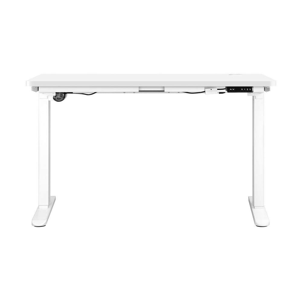 Sit Stand Desk Motorised Adjustable 160cm Black&Oak
