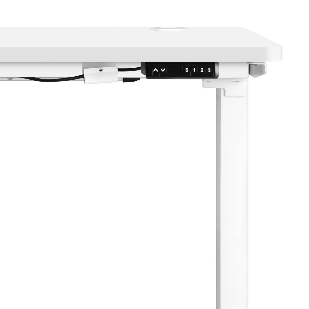 Sit Stand Desk Motorised Adjustable 160cm Black&Oak