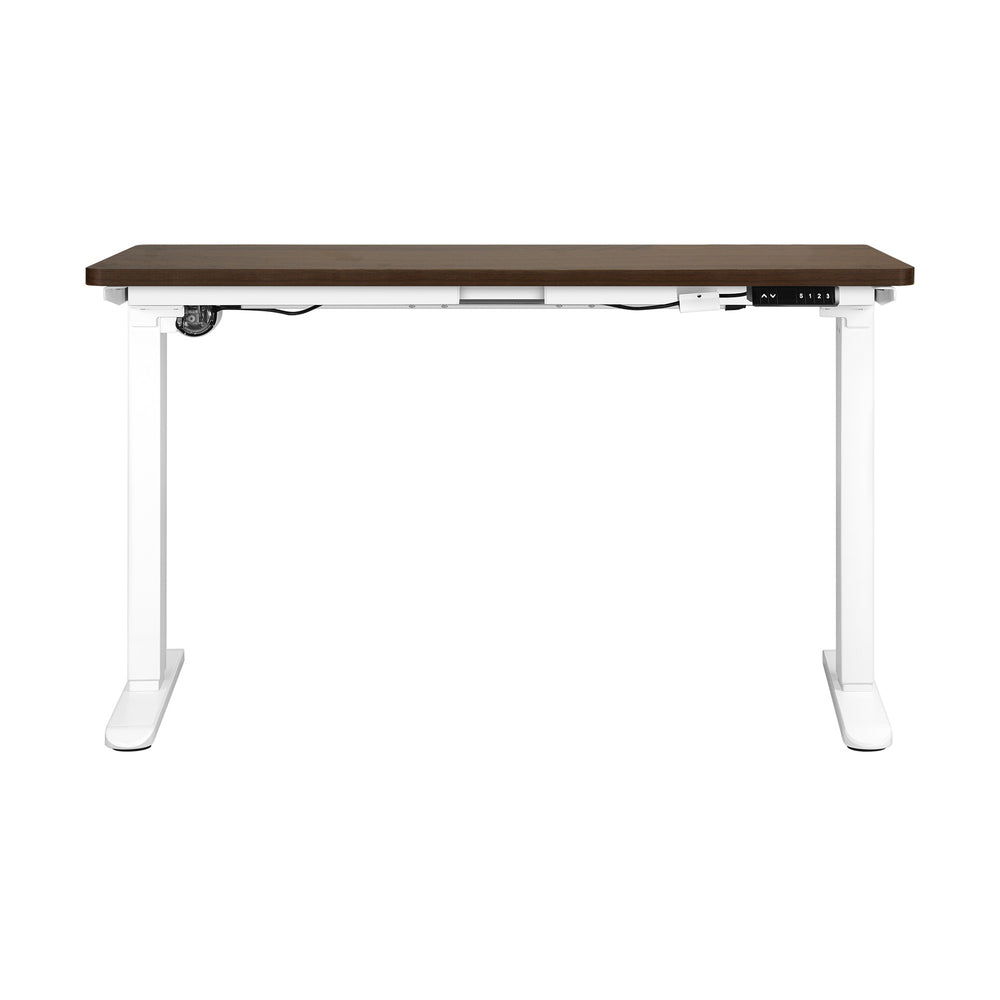 Sit Stand Desk Motorised Adjustable 160cm Black&Oak