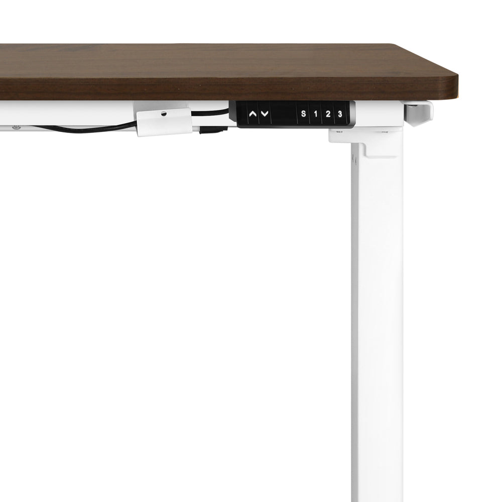 Sit Stand Desk Motorised Adjustable 160cm Black&Oak