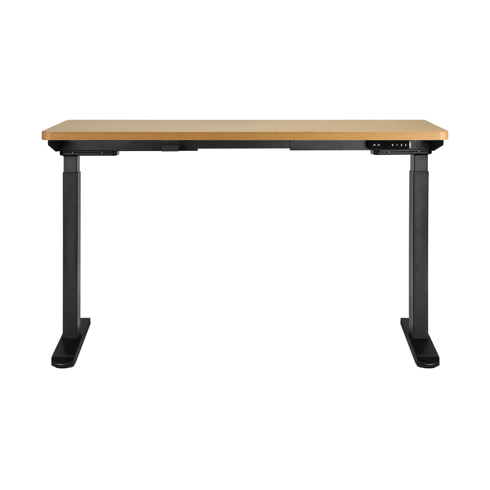 Sit-Stand Desk Height Adjustable Desk White&Walnut