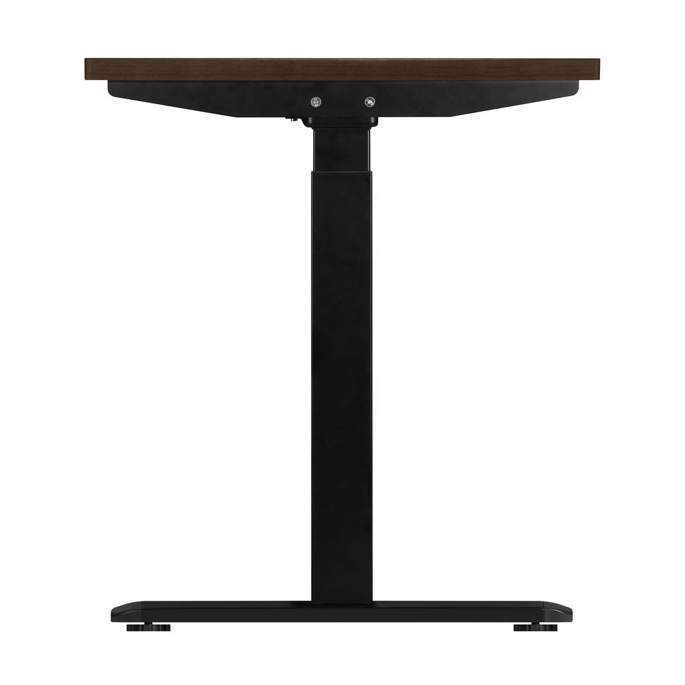 Sit-Stand Desk Height Adjustable Desk White&Walnut