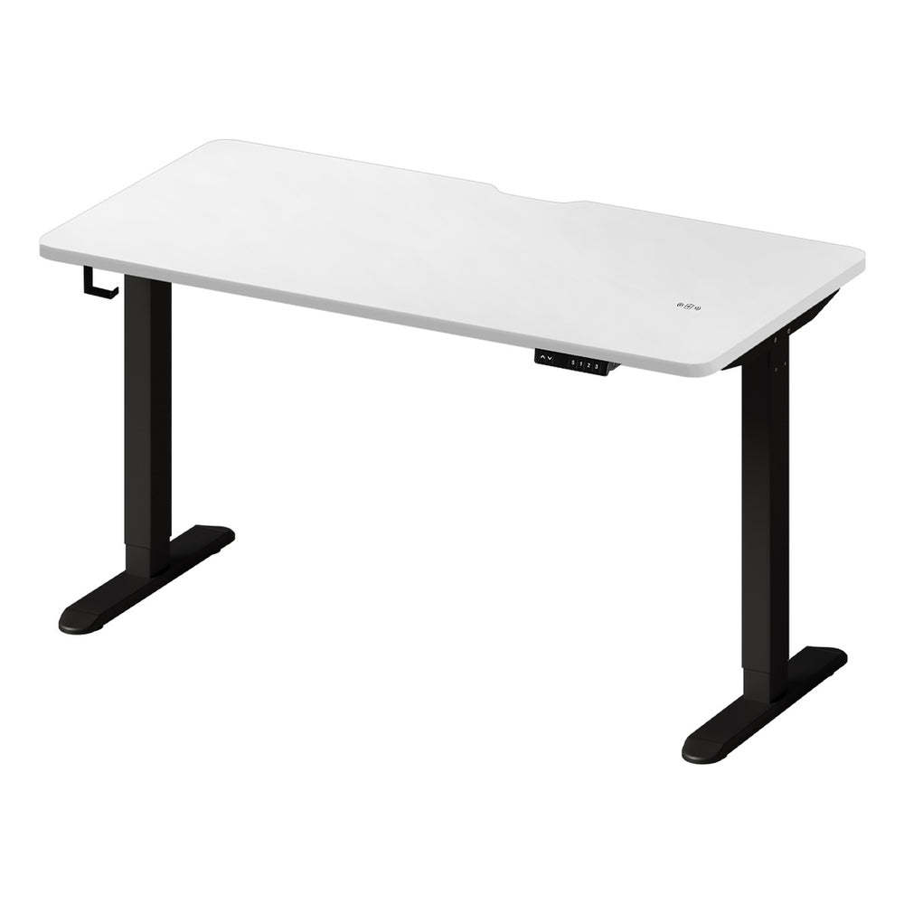 Standing Desk Wireless Charging Dual Motor 140CM Black/White