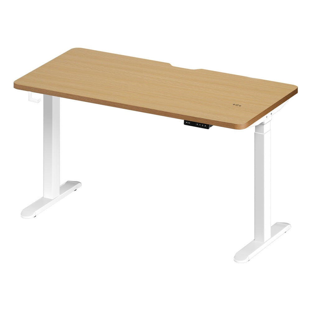 Standing Desk Wireless Charging Dual Motor 140CM Black/White