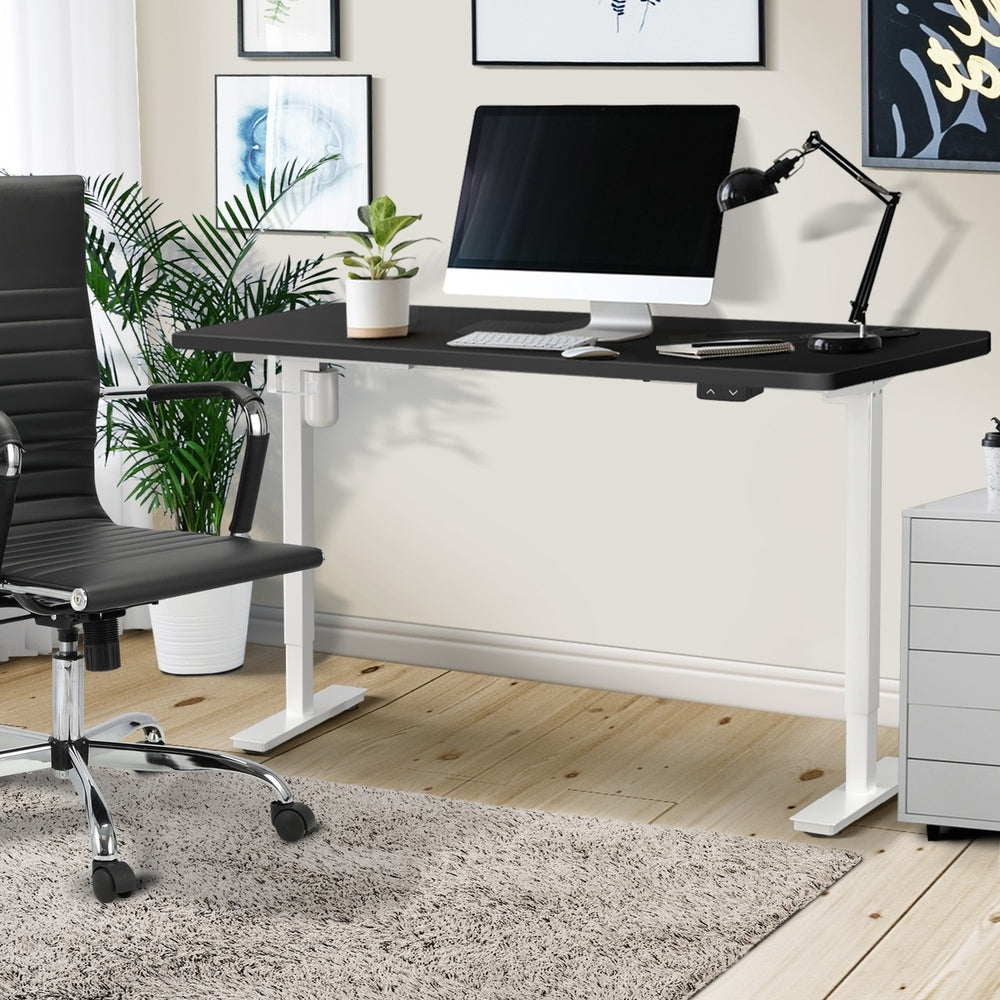 Electric Standing Desk Single Motor Height Adjustable Sit Stand Table