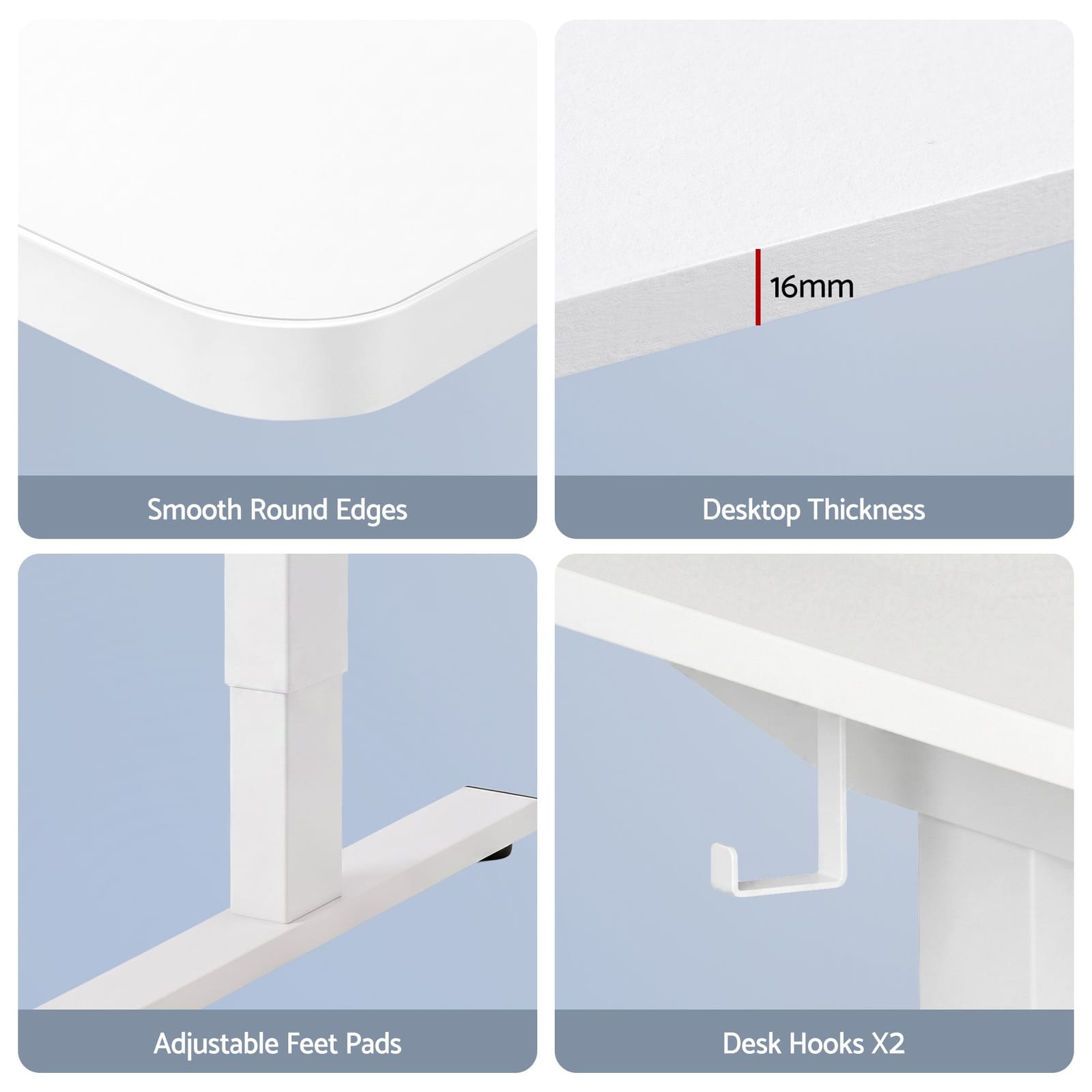 Standing Desk Ergonomic Combo 1400x600x16cm