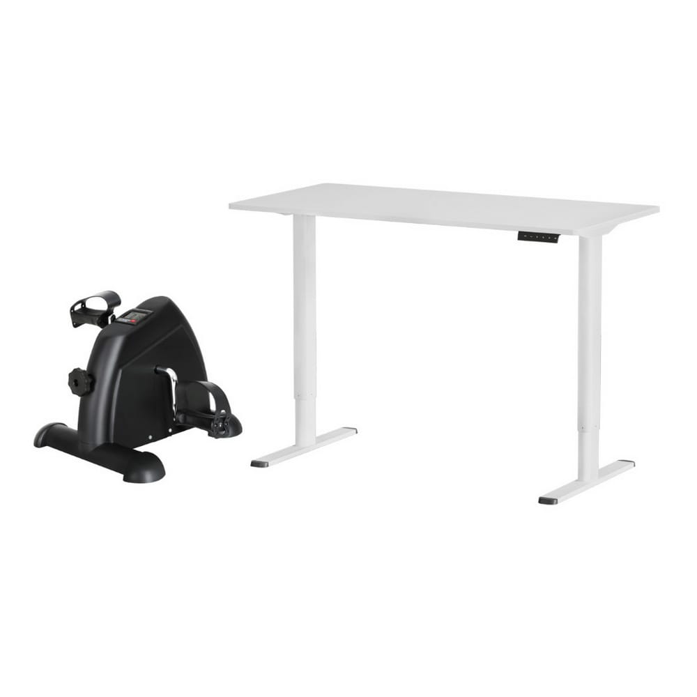 Electric Standing Desk Bike Combo 120x60x73cm