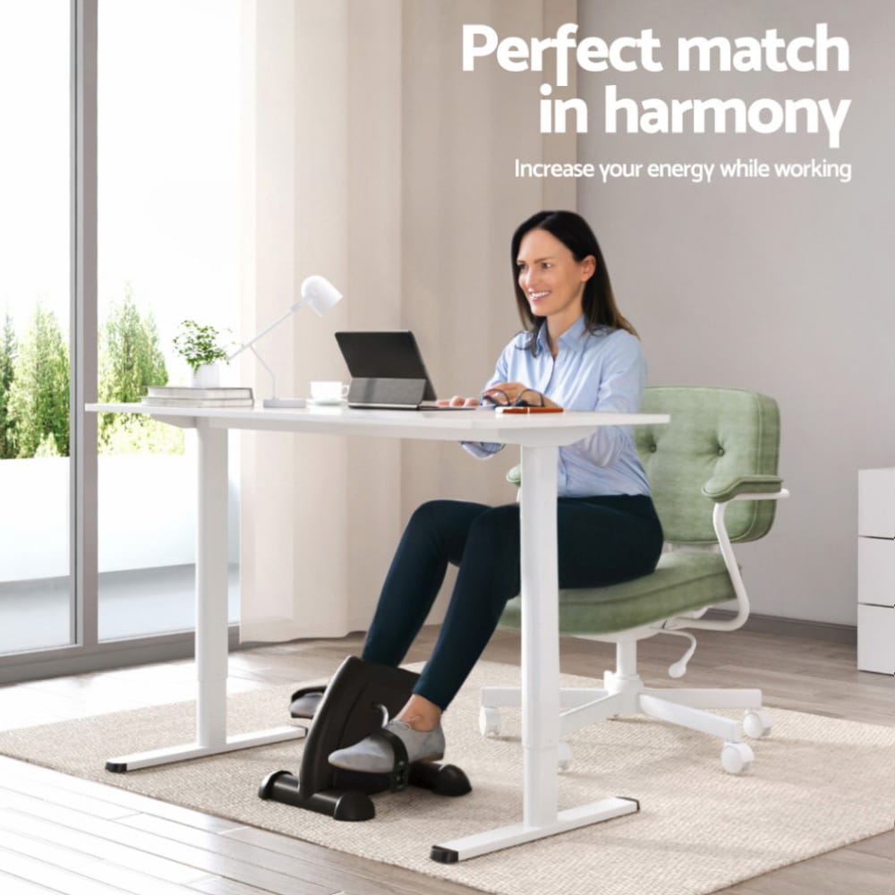 Electric Standing Desk Bike Combo 120x60x73cm