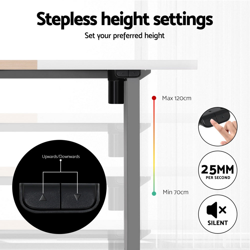 360mm Treadmill Electric Walking Pad with140cm Automatic Standing Desk