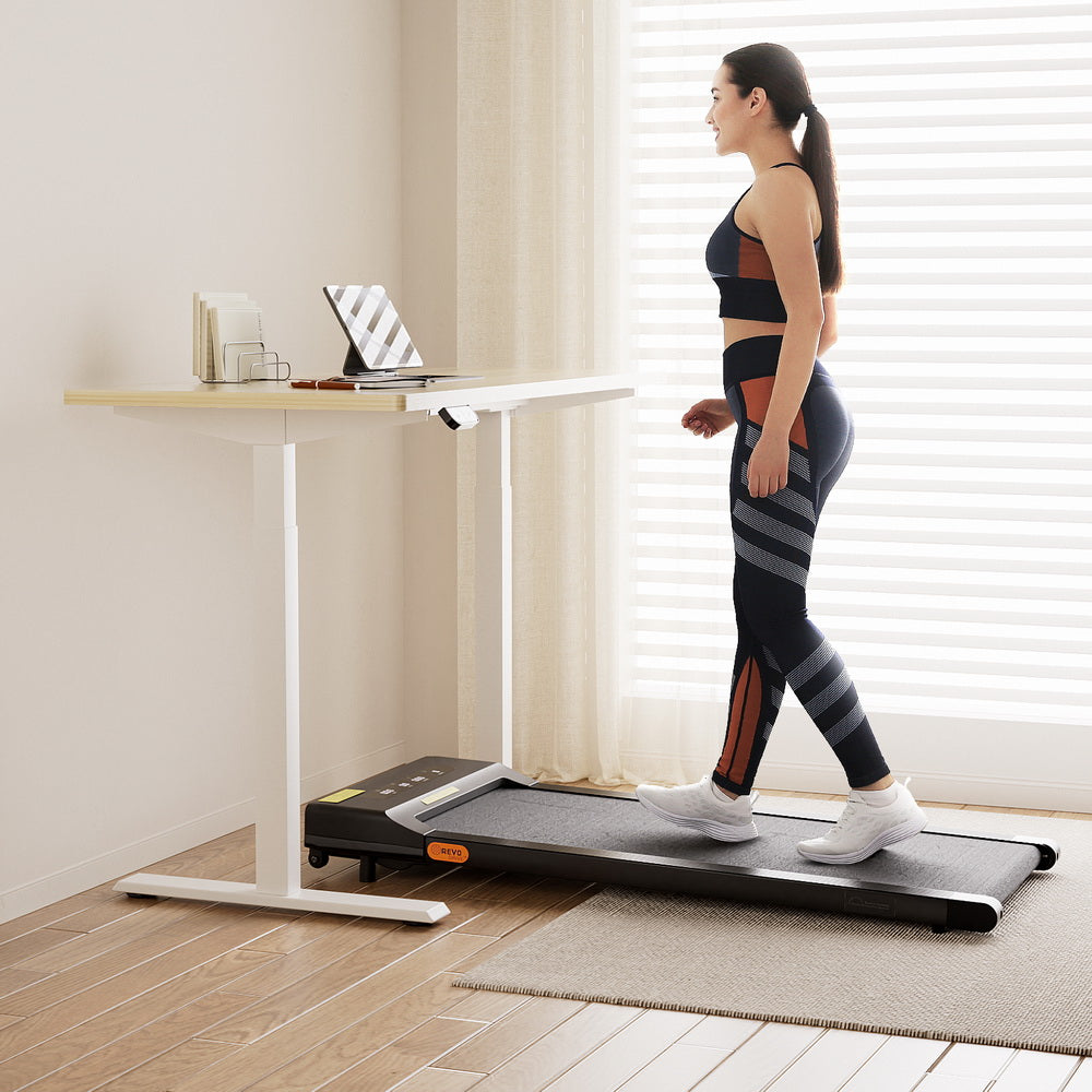 Electric Treadmill with 120cm Automatic Standing Desk Walking Pad 400mm | Desks