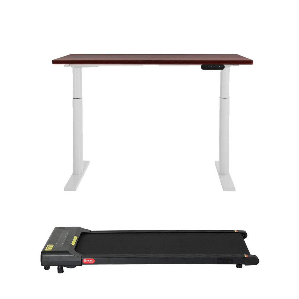 400mm Treadmill Electric Walking Pad with 120cm Automatic Standing Desk
