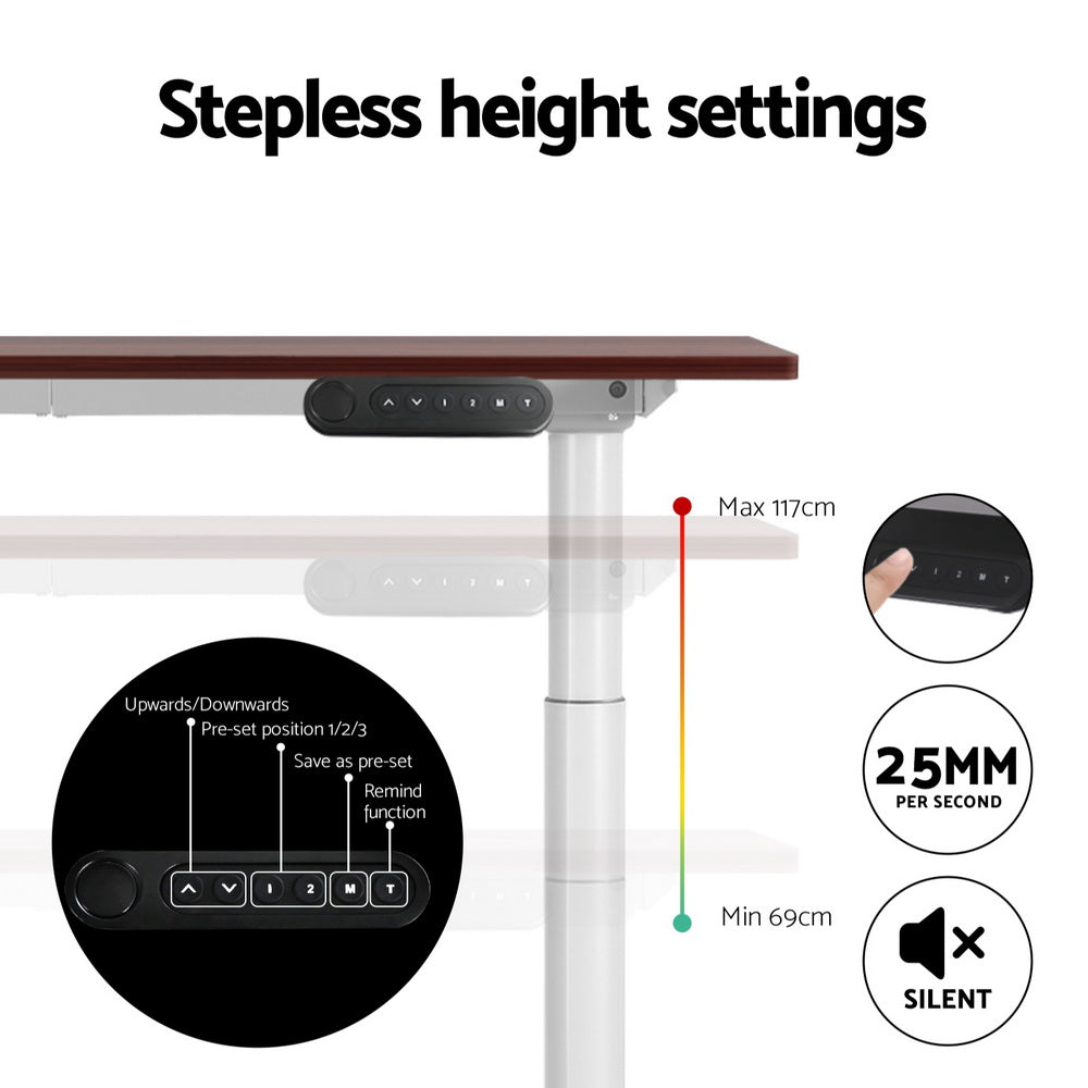 400mm Treadmill Electric Walking Pad with 120cm Automatic Standing Desk