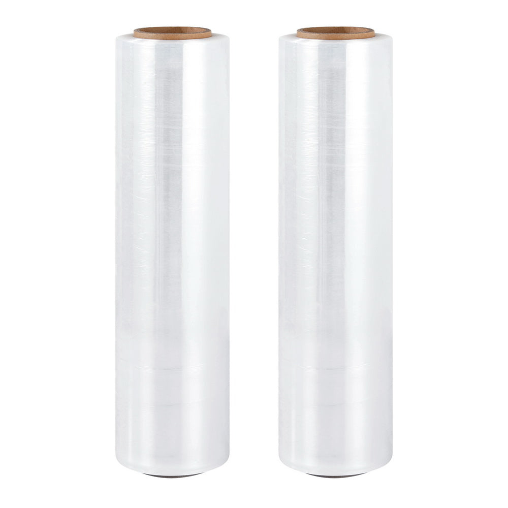 400m 2pcs Stretch Film Shrink Wrap Rolls Protect Package Material