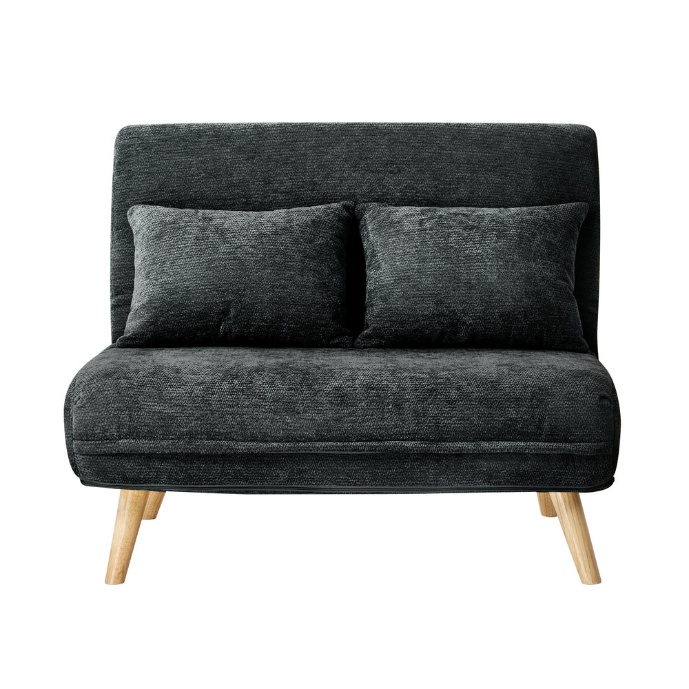 Chenille Sofa Bed Chair Recliner Double Love Seat Upholstered Fabric