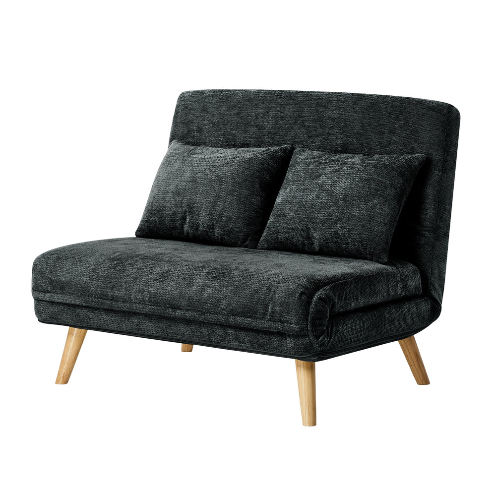 Chenille Sofa Bed Chair Recliner Double Love Seat Upholstered Fabric