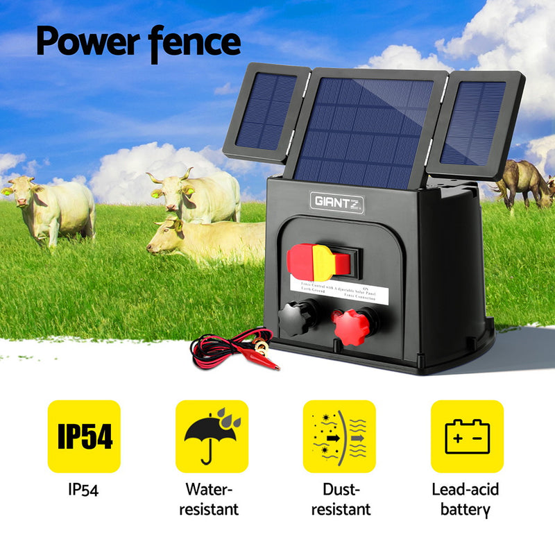 3Km/5Km Electric Fence Energiser Pet Solar Energizer 0.1J/0.15J with Fencing & Barriers - photo 8