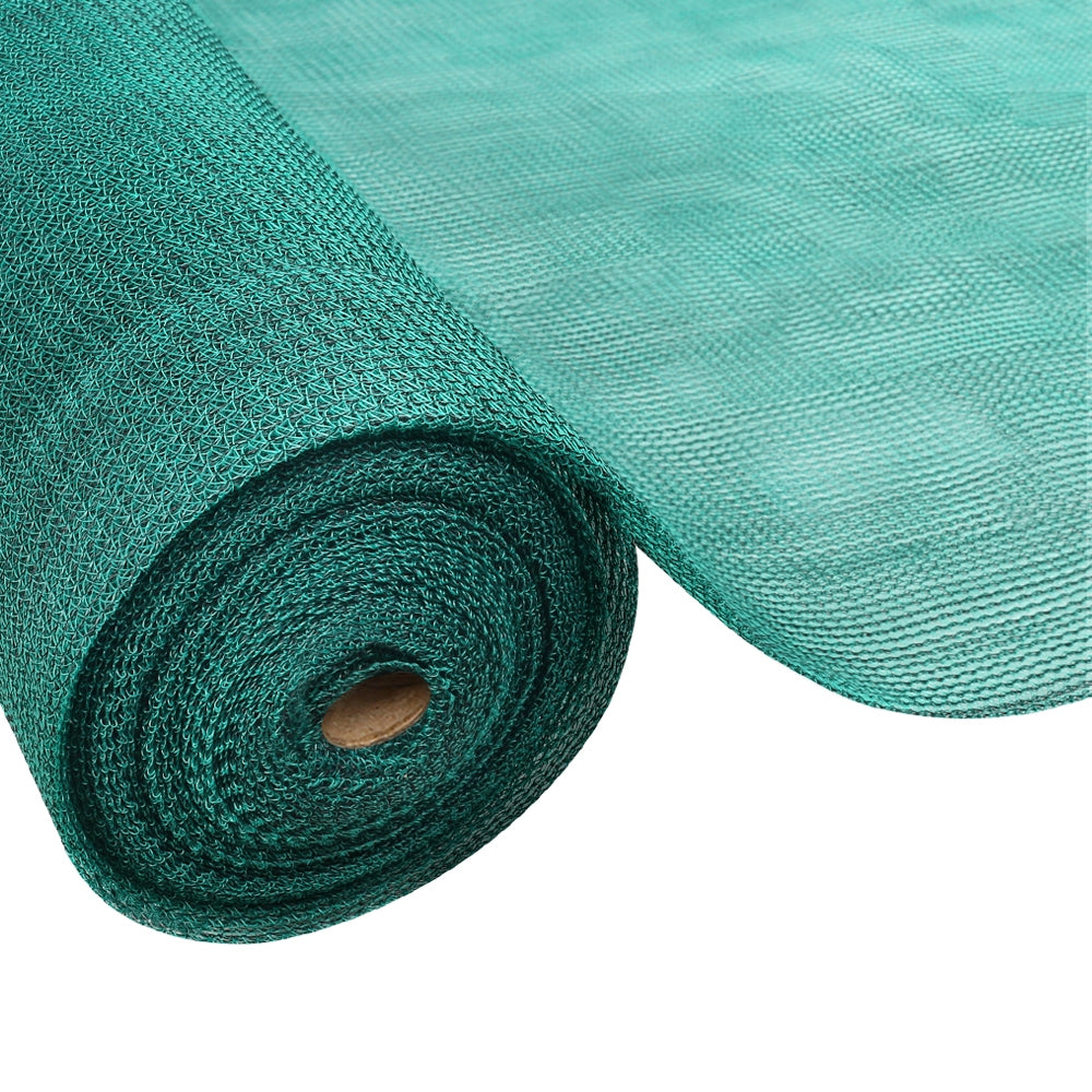 50% Shade Cloth 3.66x10m - Heavy Duty Garden Mesh Roll, Green