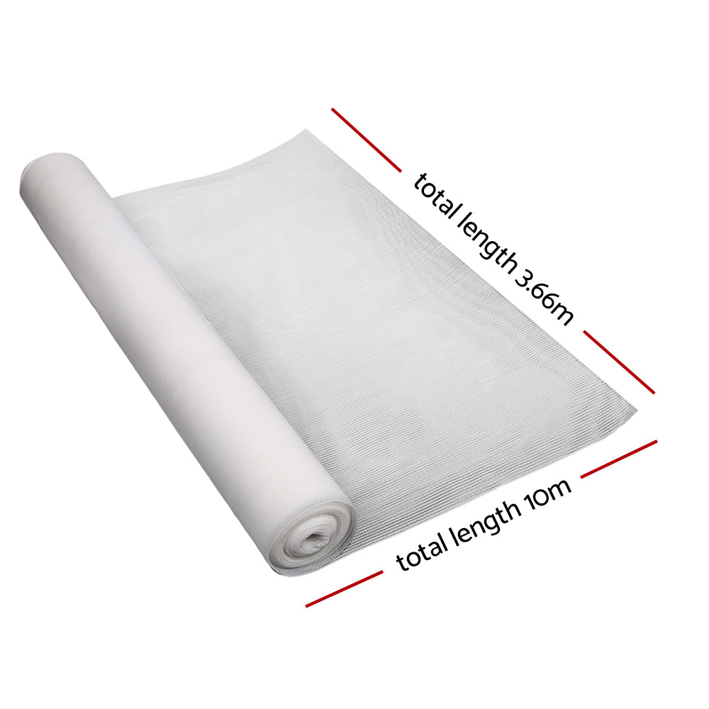 50% Shade Cloth 3.66X10M Shadecloth Wide Heavy Duty White