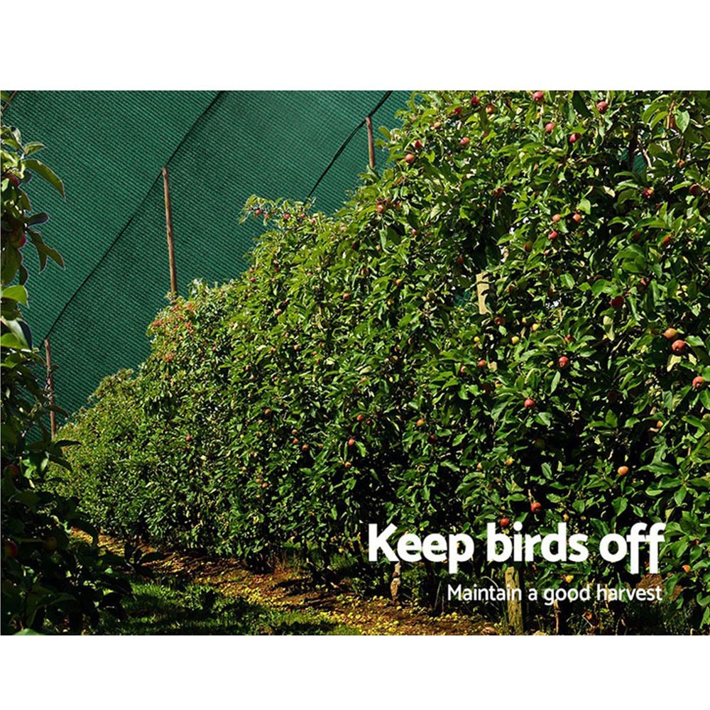 90% Sun Shade Cloth Shadecloth Sail Roll Mesh 3.66x10m 195gsm Green